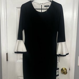 Tommy Hilfiger Bell Sleeve Sheath Dress - New Women | Color: Black